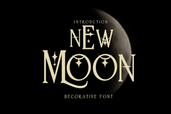 New Moon Font: Stunning Typography for Creative Projects