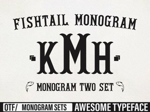 Fishtail Monogram Font: Elegant Designs & Branding Ideas