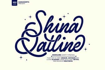 Shina Qatline Font: Creative Design Ideas & Usage